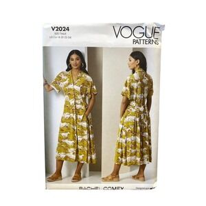 Vogue Patterns V2024 Misses' Midi Shirt Dress US 16-24 Rachel Comey Modern